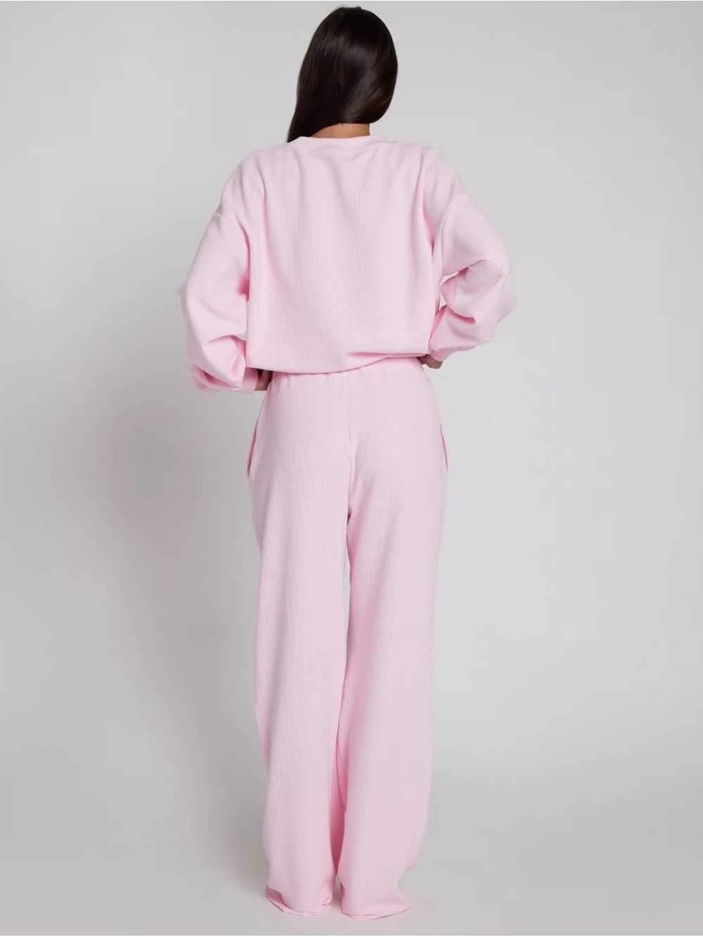 Comfrt Waffle Knit Lounge Set - Picture 7 of 13